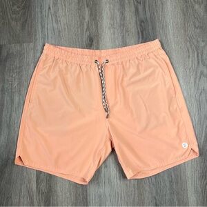 Free Fly Andros Shorts Swim Trunks Mens XL Orange Dusk 6.5” Fishing Unlined